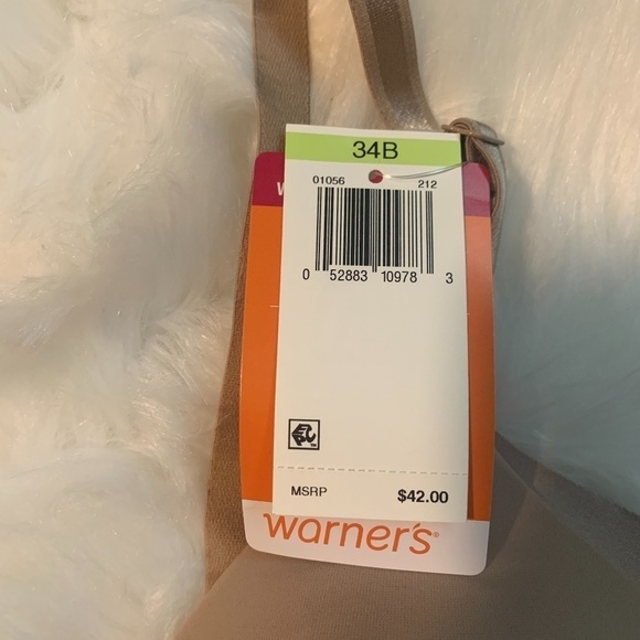 NWT Warner's No Side Effects Wireless Bra 34B - Picture 5 of 6